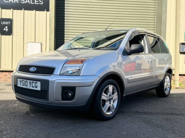 Ford Fusion 1.6 TDCi Zetec 5dr [Climate] Hatchback Diesel Silver